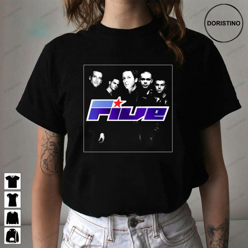 Five Boy Music Band Awesome Shirts